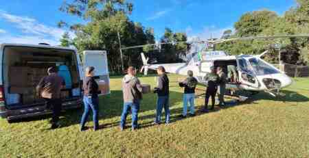 Equipe da CiopaerSSPDS CE atua na entrega de mantimentos em acao humanitaria no Rio Grande do Sul 2