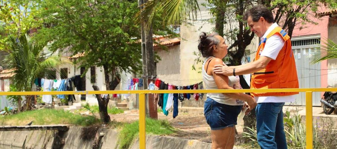 Prefeito de Fortaleza Evandro Leitão visita obras e anuncia mutirão de limpeza urbana a partir de segunda-feira (06)