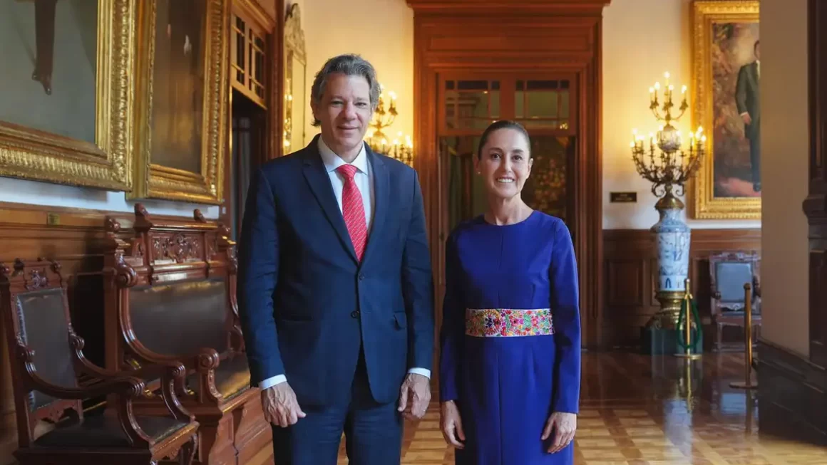 Haddad conversa com presidenta do México sobre relações econômicas