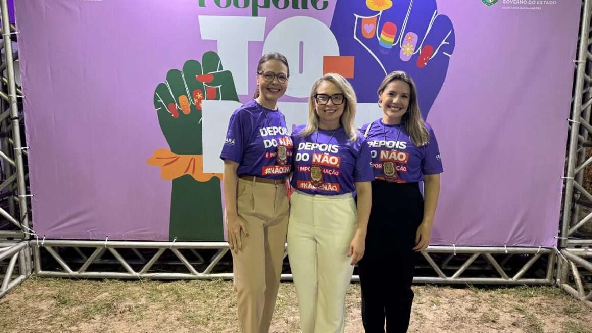 Segurança e acolhimento às mulheres na Tenda Lilás no Fortal 2025 tem atuação integrada da PCCE