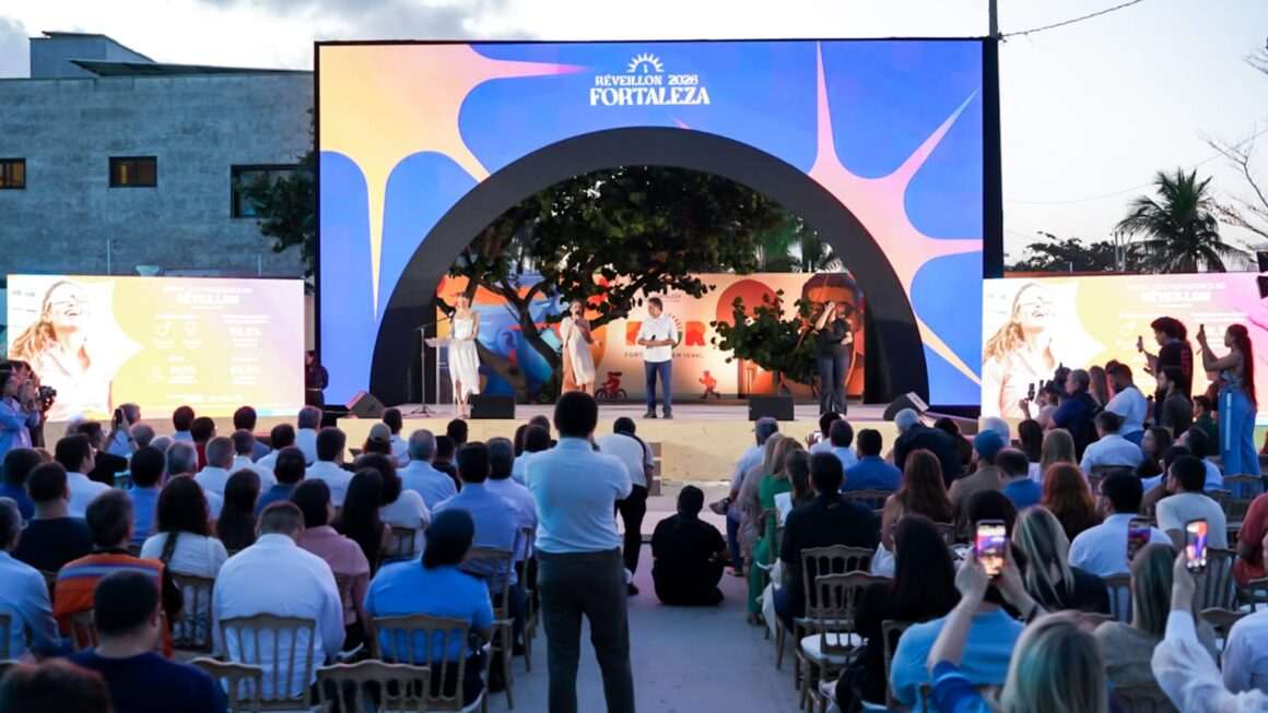 Reveillon 2026 em Fortaleza: 3 polos, dezenas de artistas e uma nova era,  anúncio do Evandro Leitão