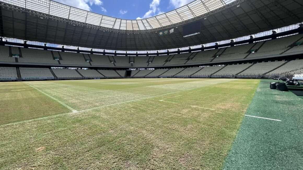 Após 52 partidas em 2025, Arena Castelão inicia recuperação total do gramado