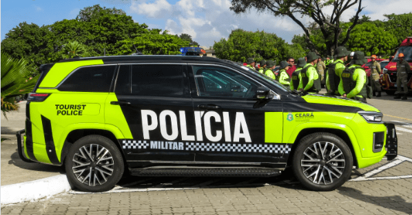 BPTur sai para a Operação Carnaval 2026 com 20 novas viaturas no Ceará