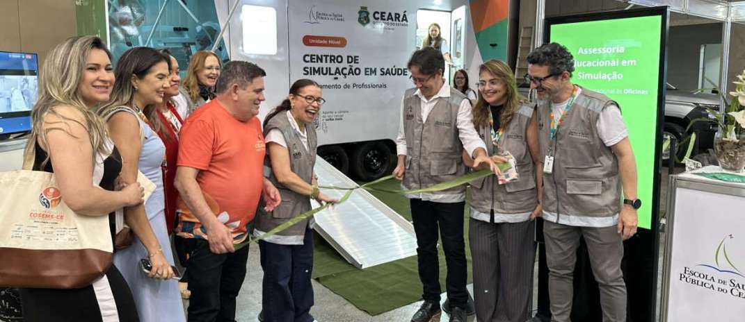 CEARÁ INOVA | UNIDADE ITINERANTE VAI TREINAR PROFISSIONAIS DE SAÚDE EM TODO O ESTADO
