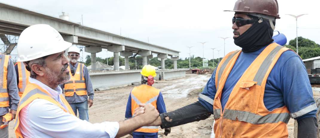 Obras do VLT em Fortaleza surpreendem e avançam antes do previsto