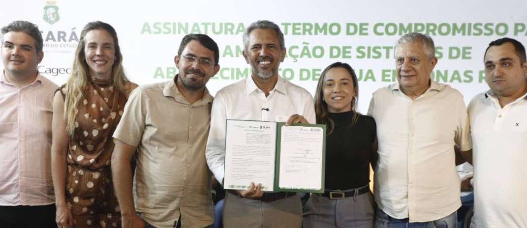 Governo do Ceará fecha parceria com 27 municípios para ampliar abastecimento de água rural